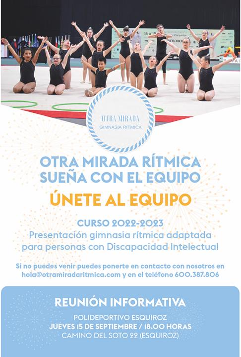 Presentaci&oacute;n curso gimnasia r&iacute;tmica adaptada (15 de septiembre)